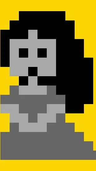 ai character: Retro daisy background