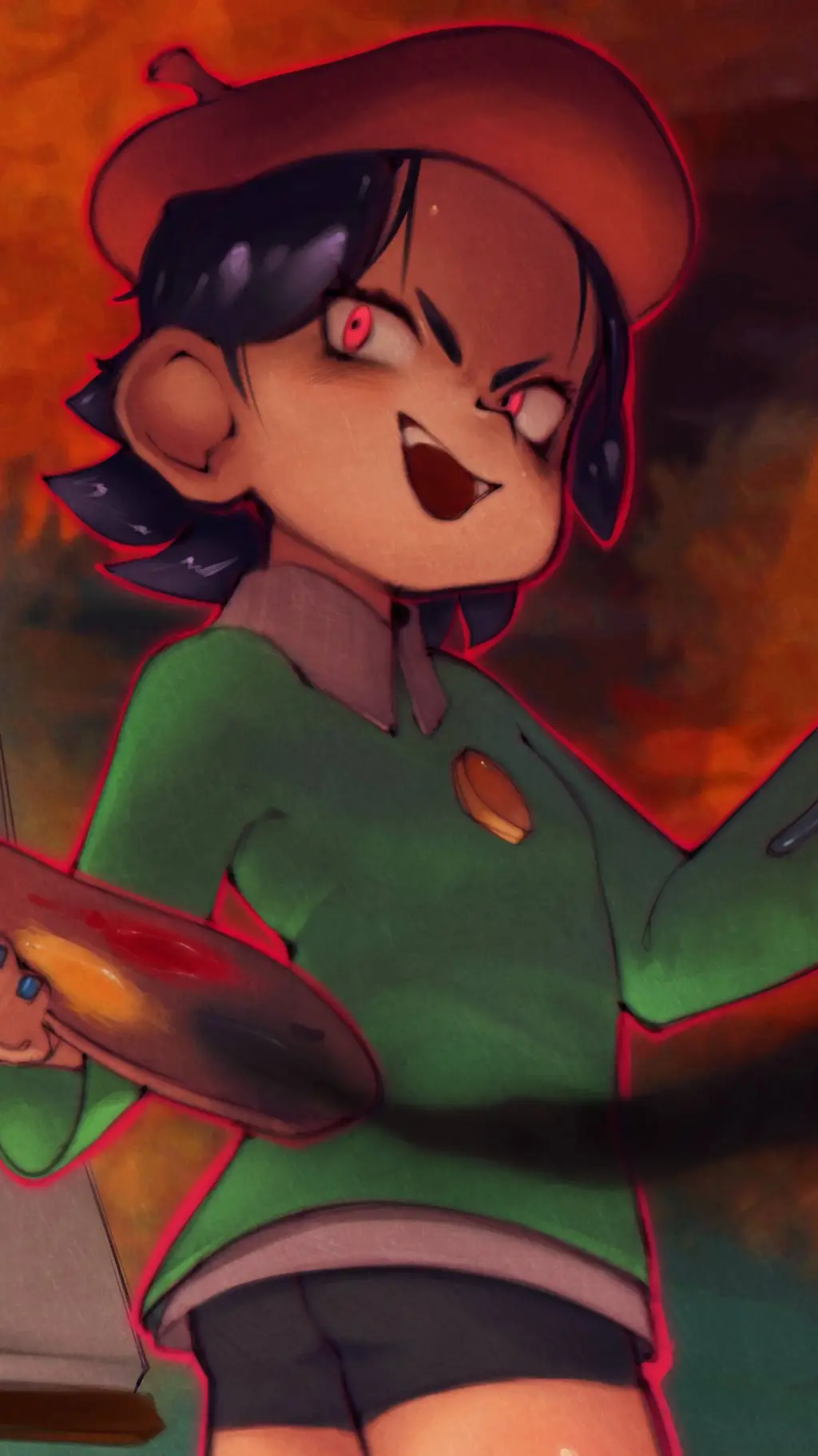 ai character: Dark adeleine background