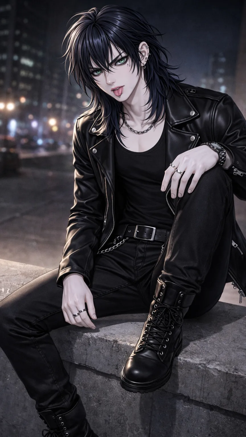 ai character: Sebastian  background