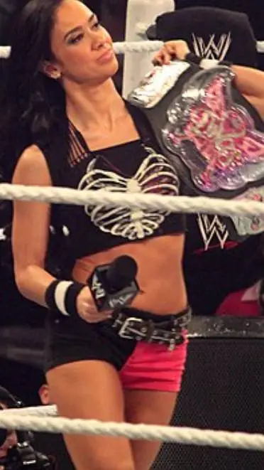 ai character: AJ Lee  background