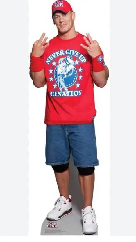 ai character: John Cena  background