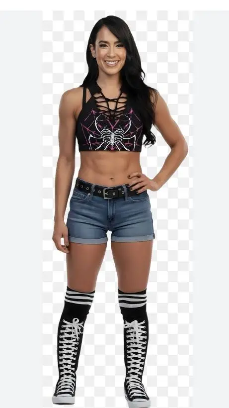 ai character: AJ Lee  background