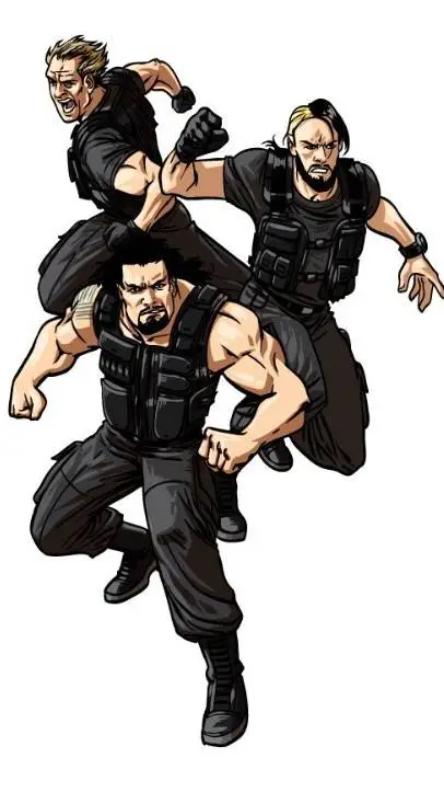 ai character: the shield  background