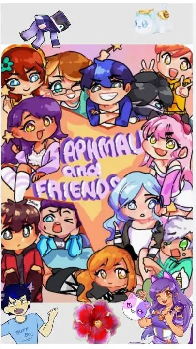 ai character: aphmau and Friends background