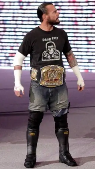 ai character: CM punk  background