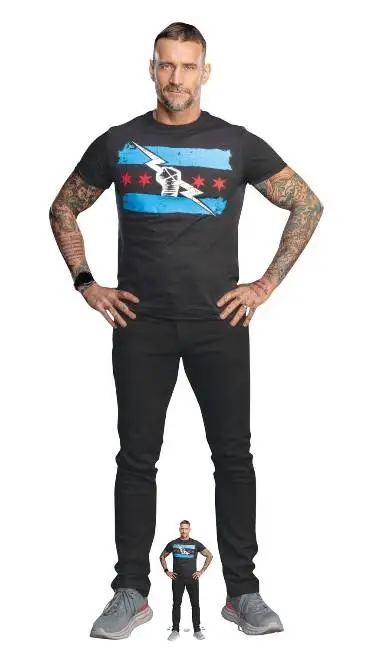 ai character: CM punk  background
