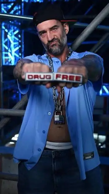 ai character: CM punk  background