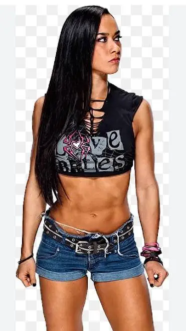 ai character: AJ Lee  background