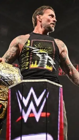 ai character: CM punk  background