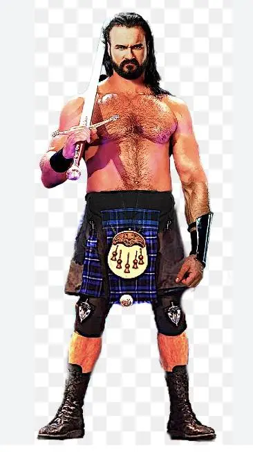 ai character: Drew McIntyre  background