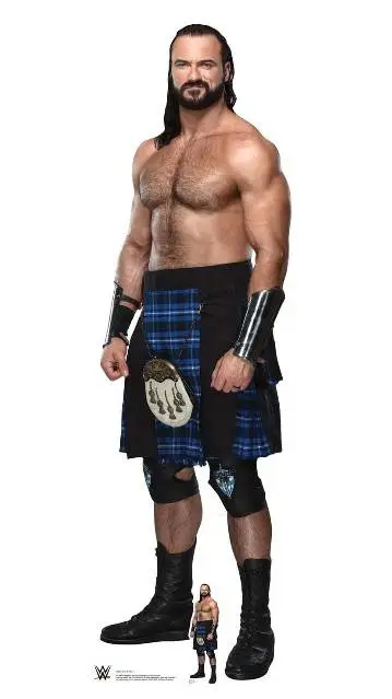 ai character: Drew McIntyre  background