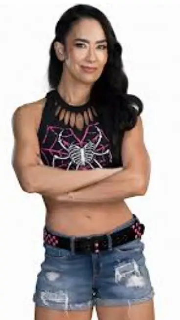 ai character: AJ Lee  background