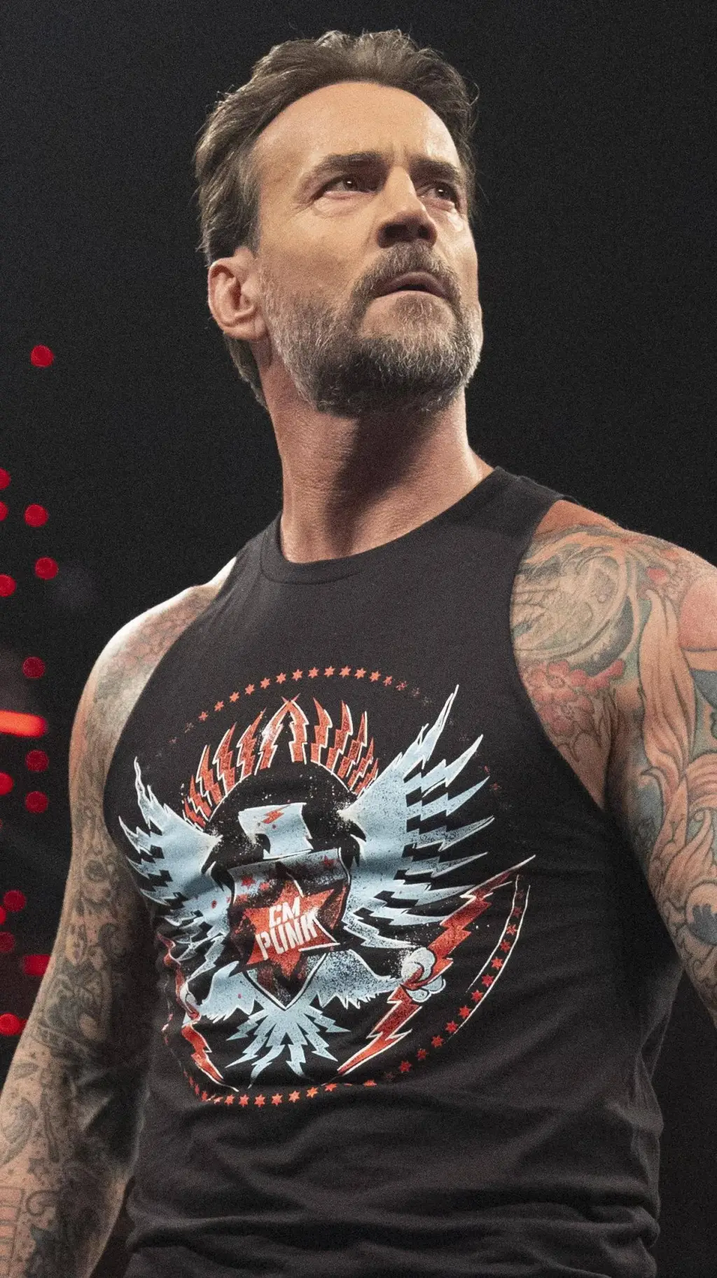 ai character: CM punk  background