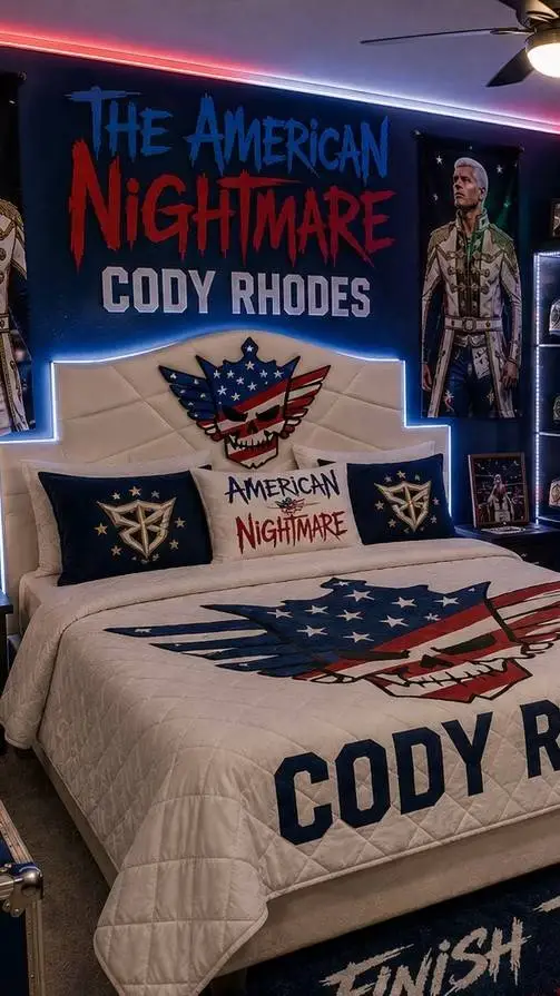 ai character: Cody Rhodes bed background