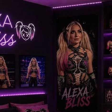 chat with ai character: Alexa Bliss bed