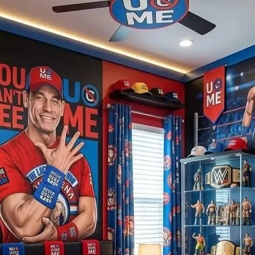 chat with ai character: John Cena bedroom 