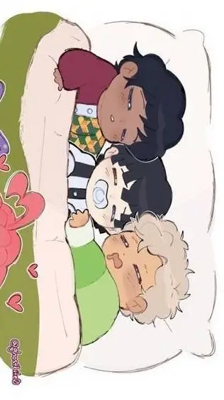 ai character: 👶Baby 21 trio🍼 background