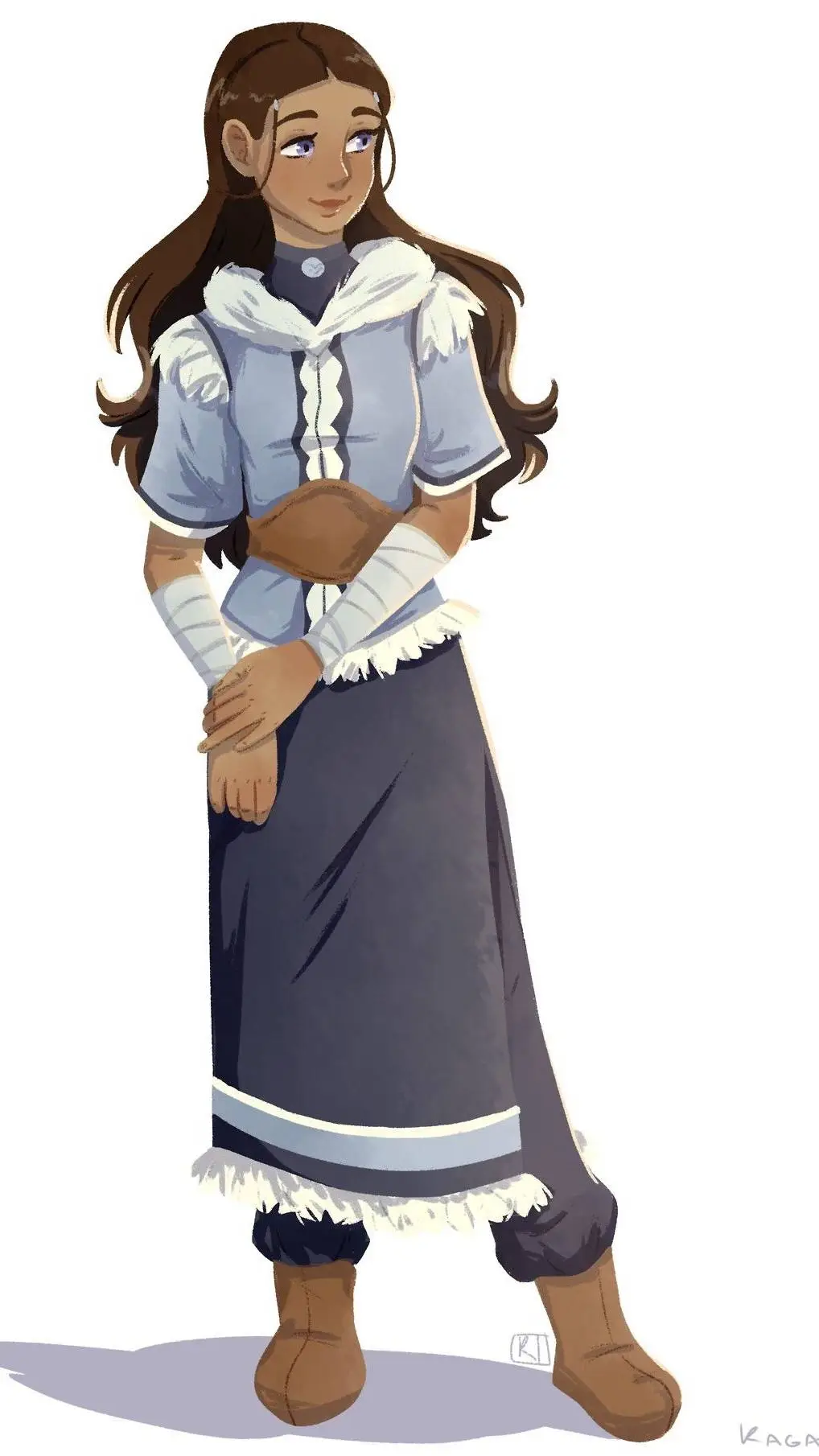 ai character: Katara  background