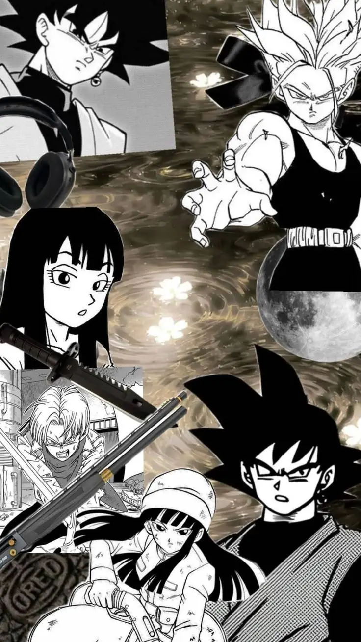 ai character: Goku Black background