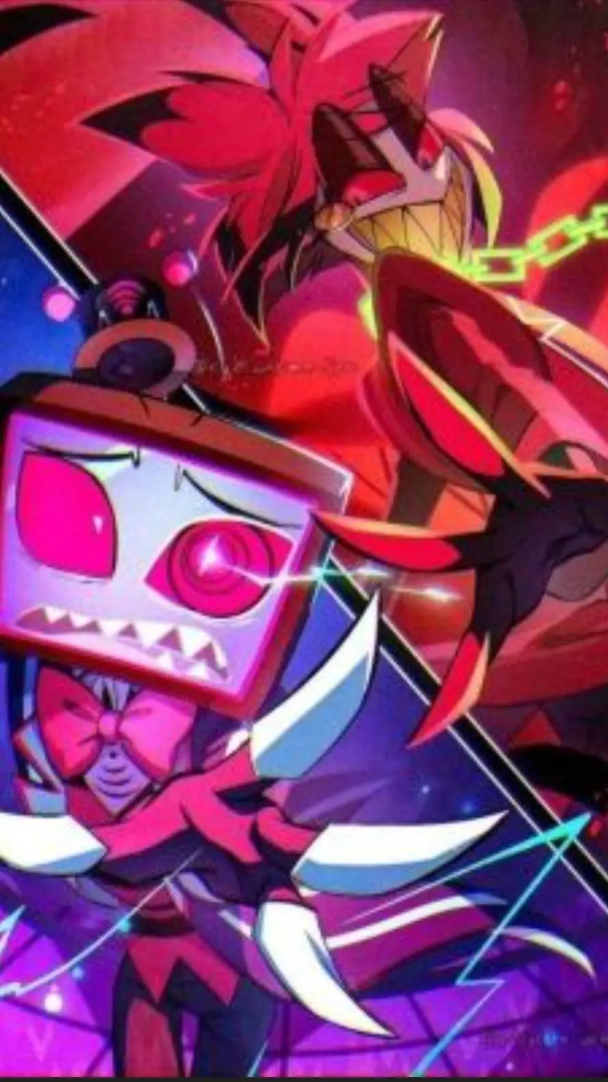 ai character: Radiostatic background