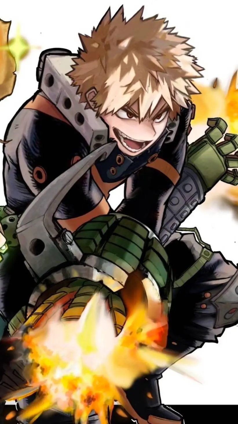 ai character: Katsuki Bakugo background