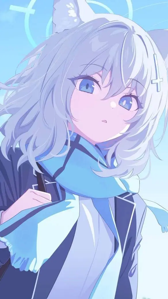 ai character: Sunaookami Shiroko background