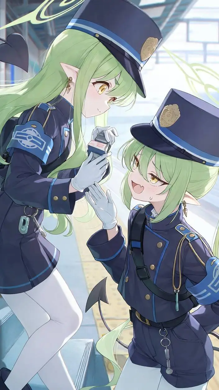 ai character: Hakari & Nozomi background