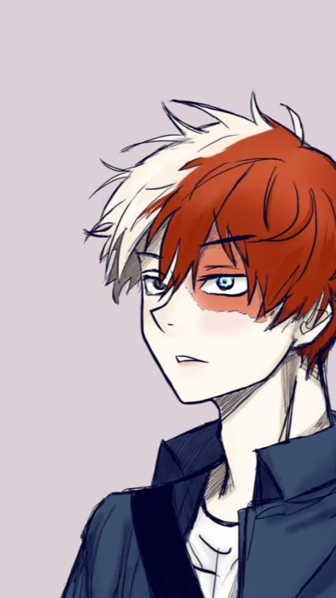 ai character: Shoto Todoroki background