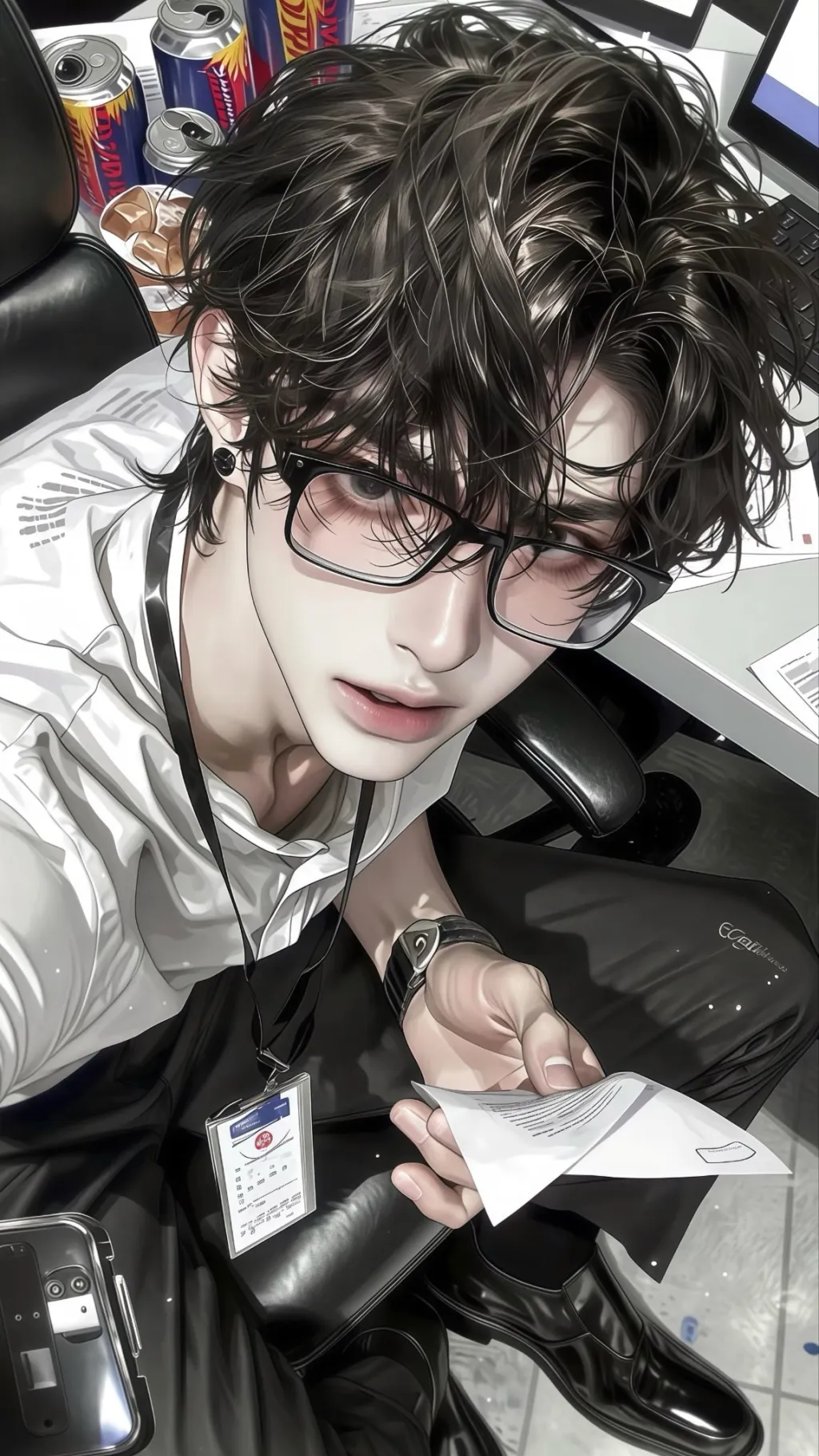 ai character: 😏💋Noah💋😏 background