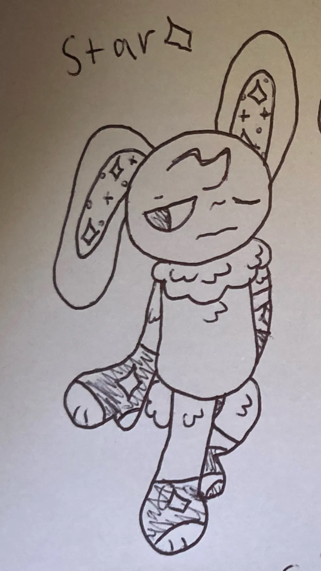 ai character: Star swirl  background