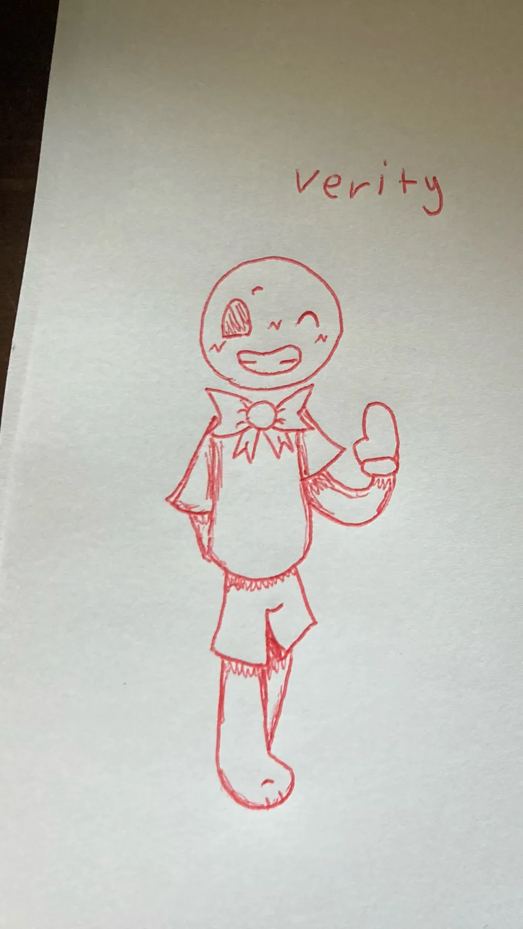 ai character: Verity  background