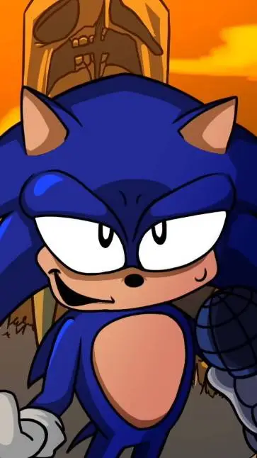 ai character: Faker Sonic background