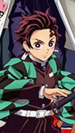 ai character: tanjiro  background