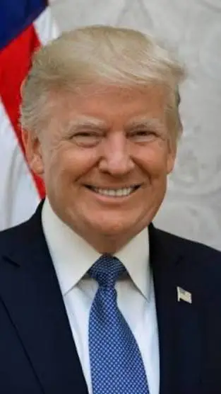 ai character: president Trump  background