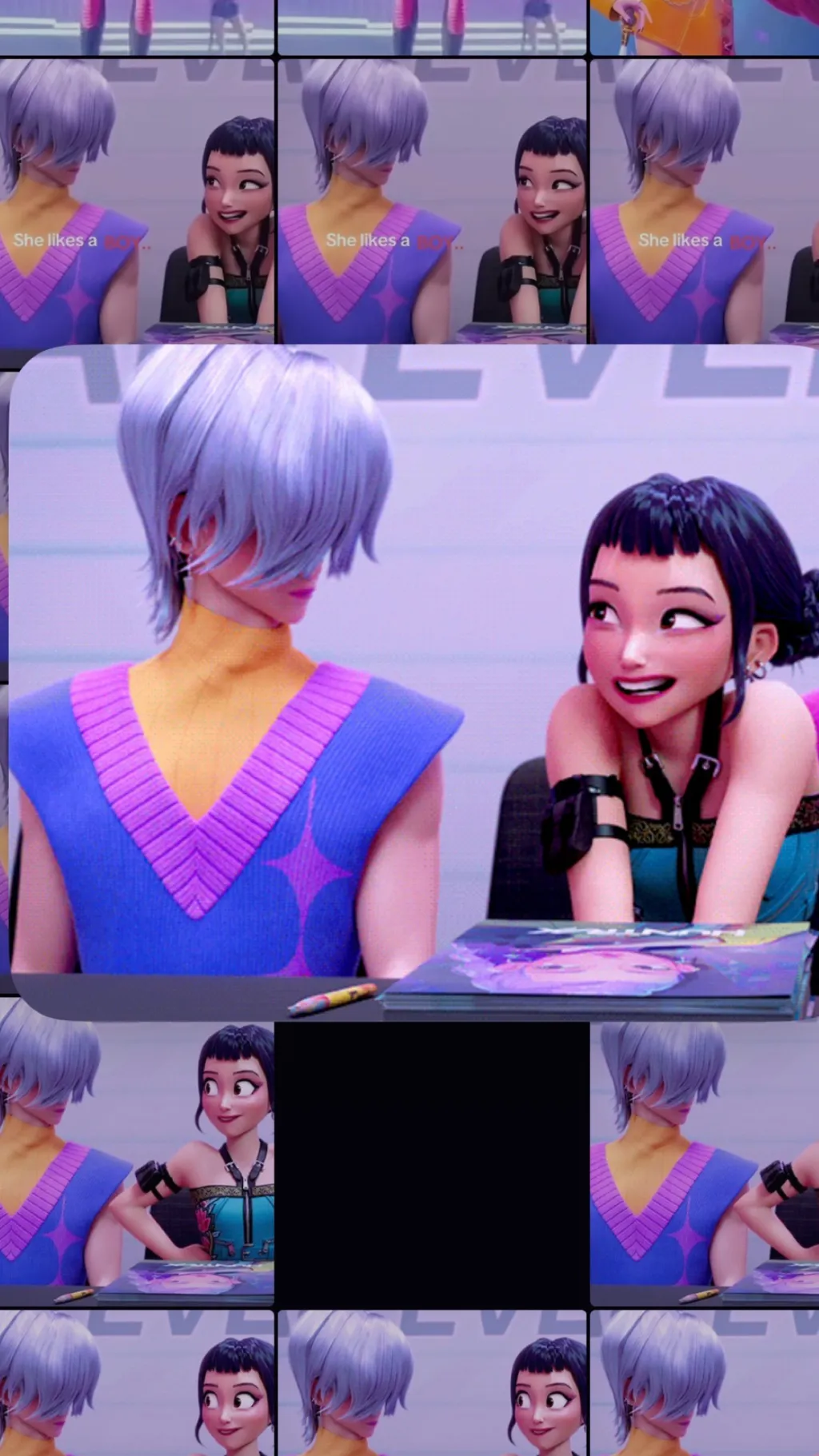 ai character: Zoeystery  background