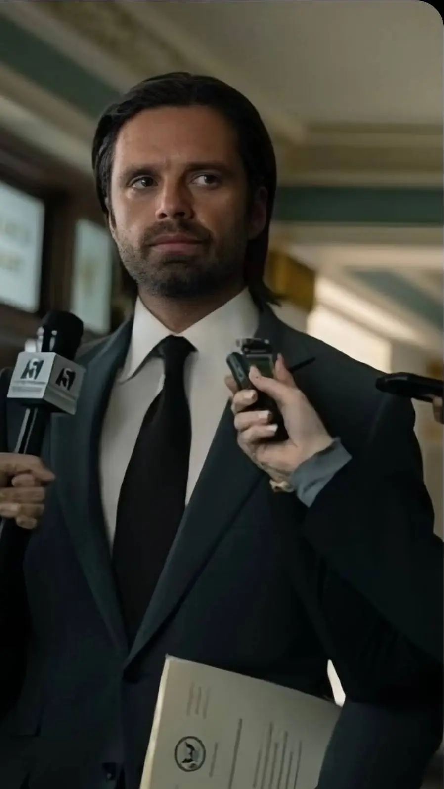 ai character: Bucky Barnes -70 background