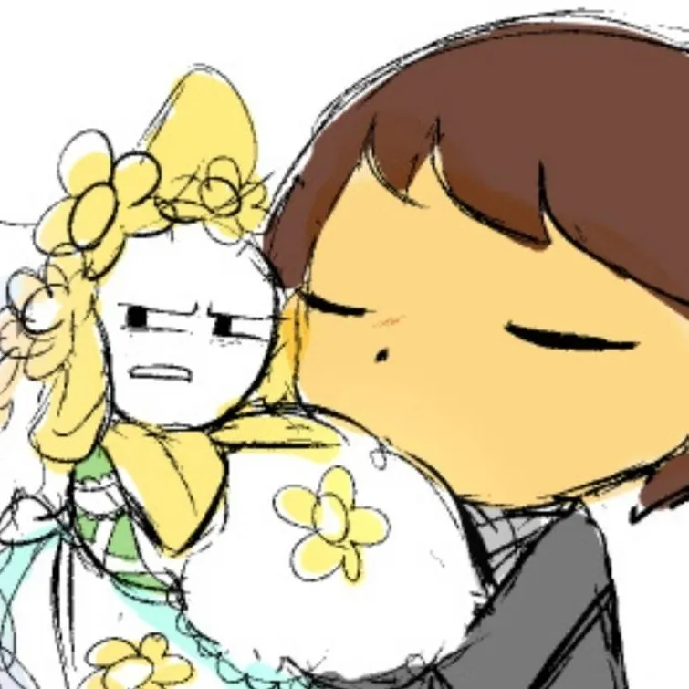 chat with ai character: *>Flowey×Frisk<*
