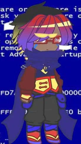ai character: Error Sans background