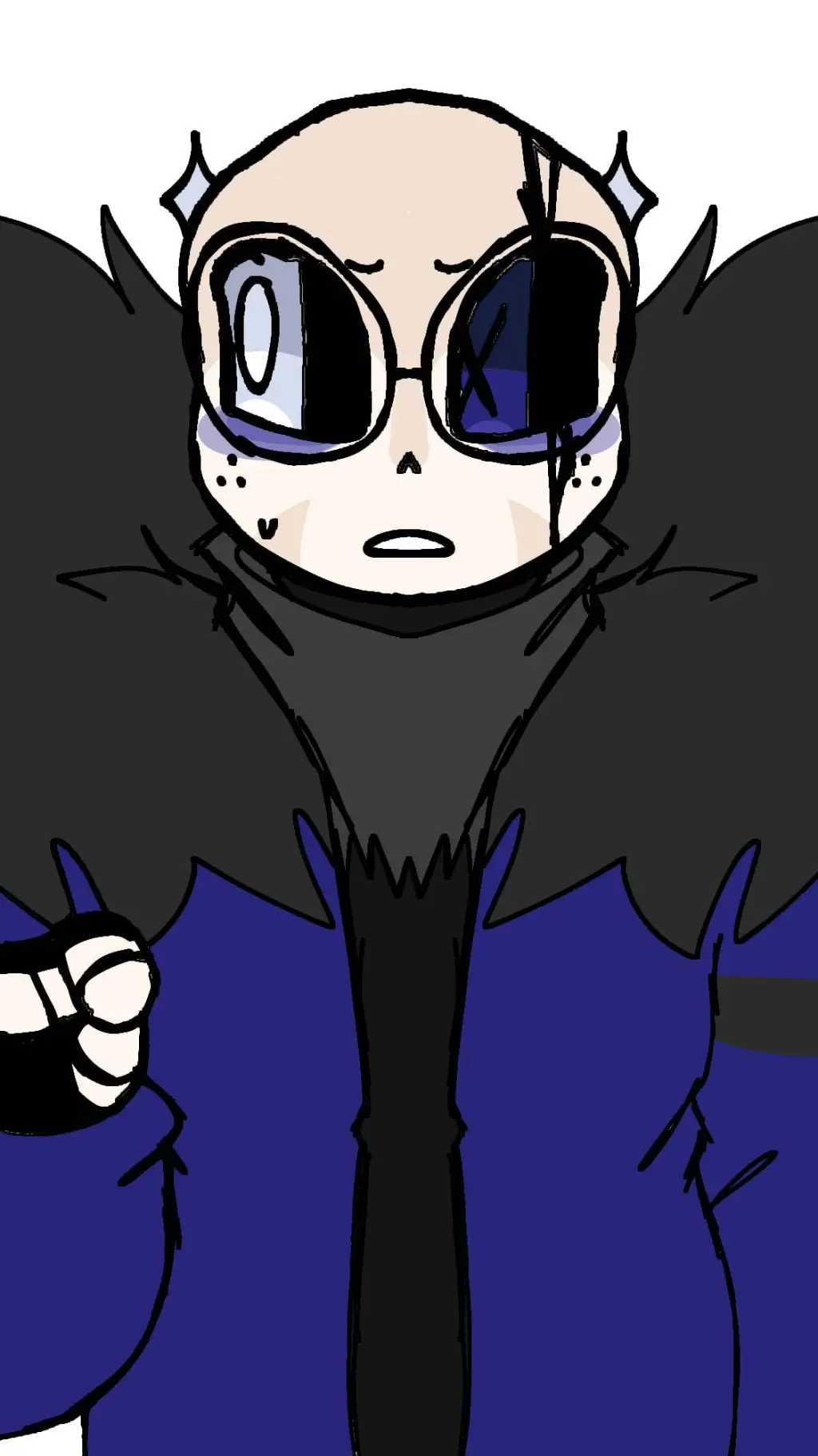 ai character: Insom Sans background
