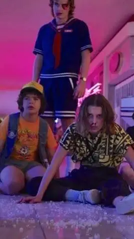 ai character: starcourt battle 🖤 background