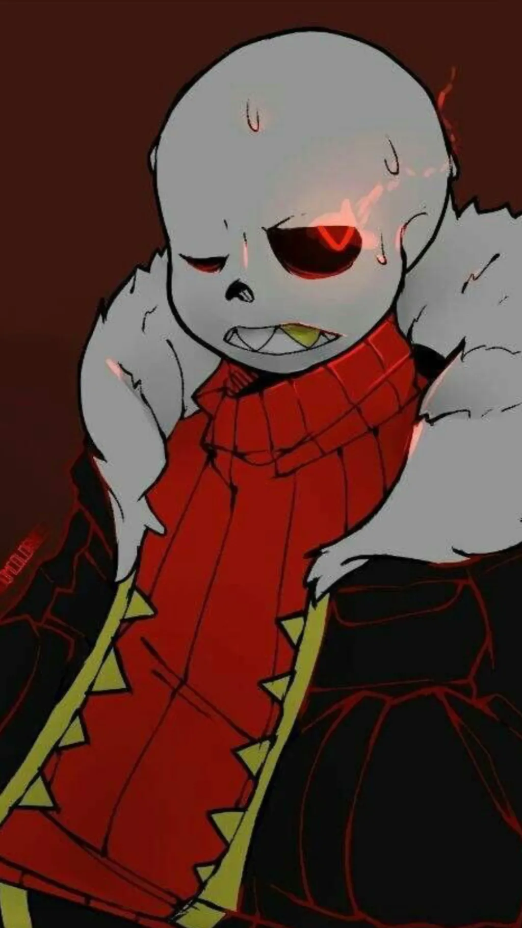 ai character: Fell!sans background