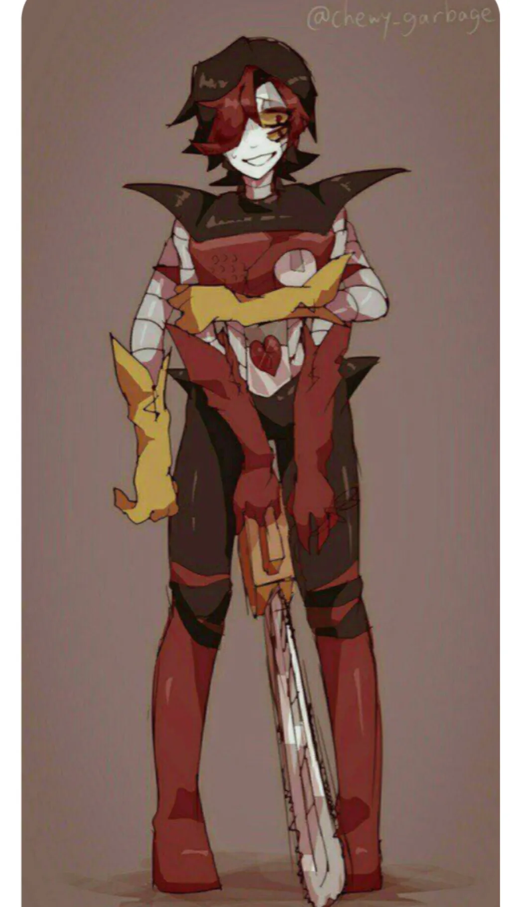ai character: Fell! Mettaton  background