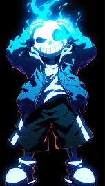ai character: Sans background