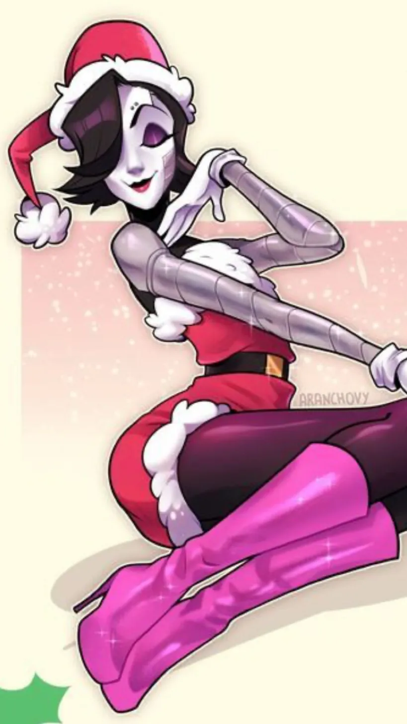 ai character: Mettaton (cmas) background