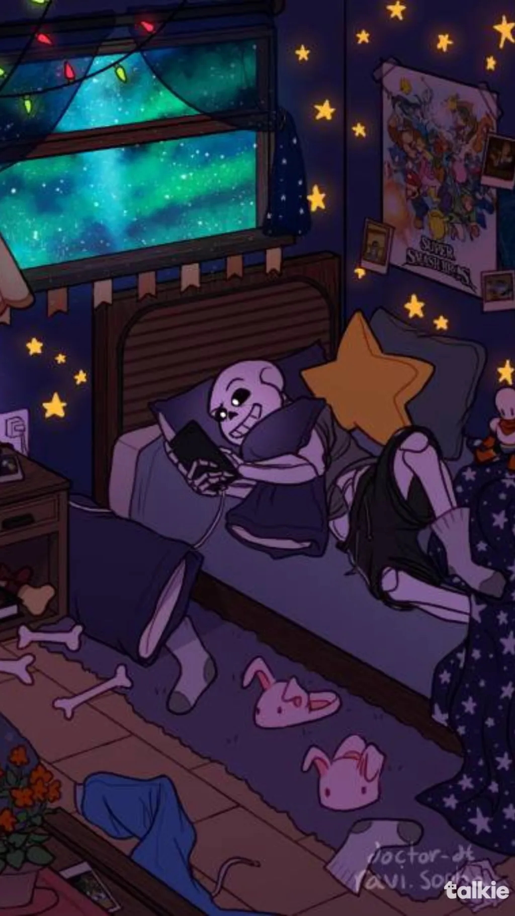 ai character: Sans background