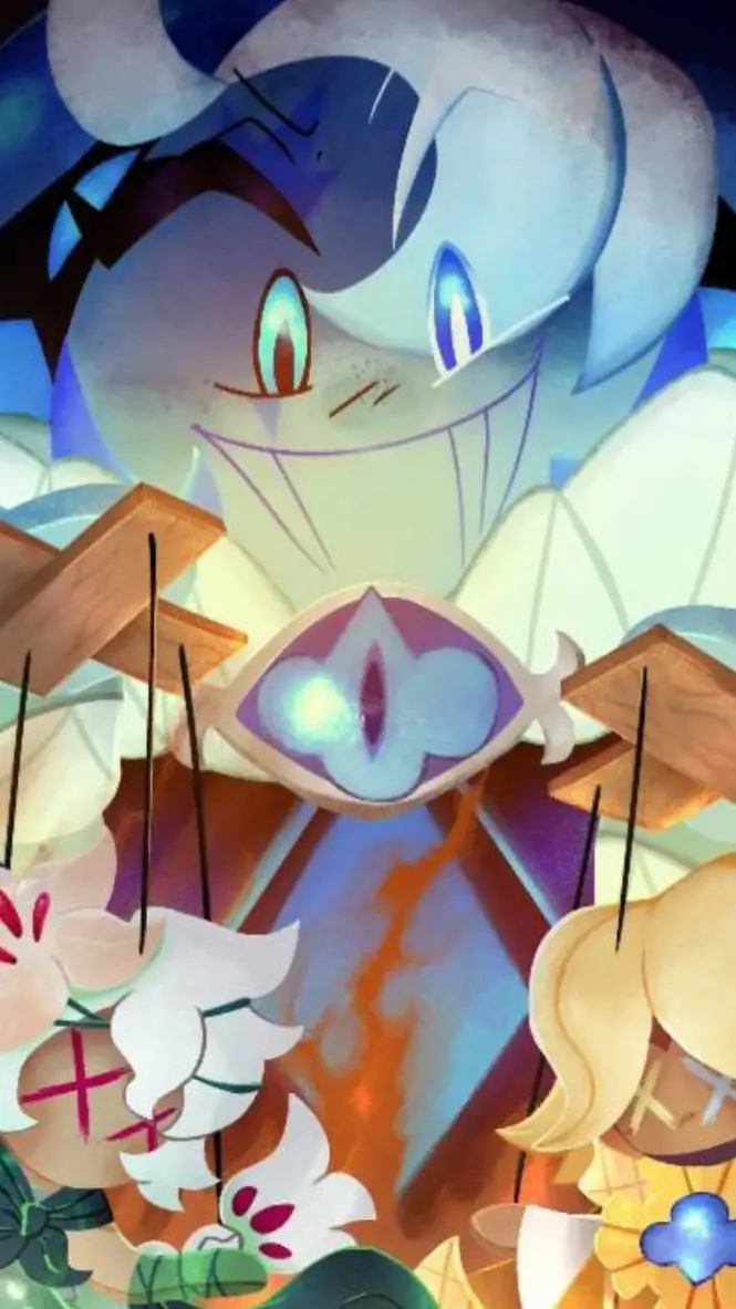 ai character: Shadow Milk Cookie background