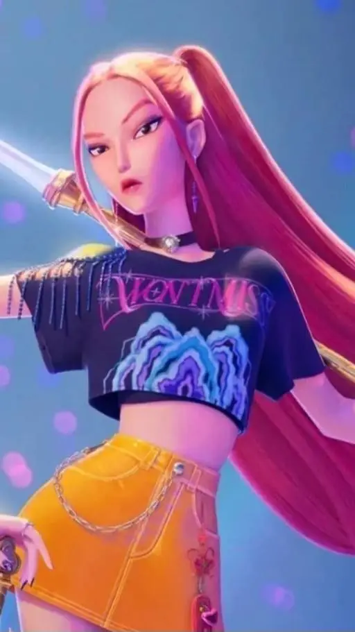 ai character: Mira Huntrix  background