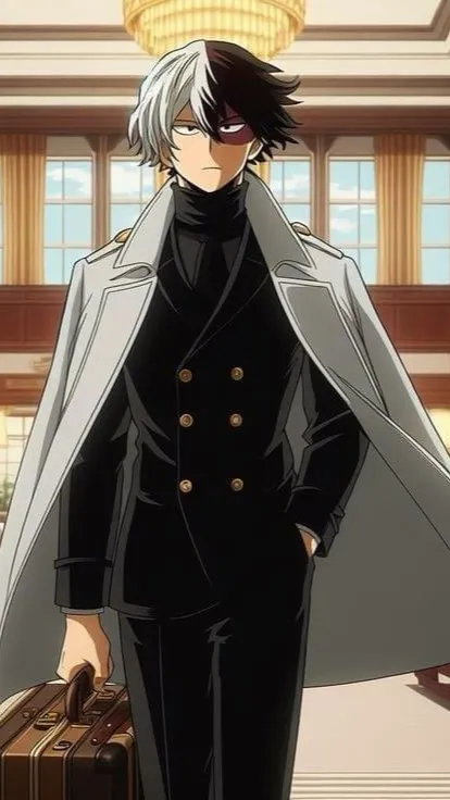 ai character: Fashionista-Shoto background