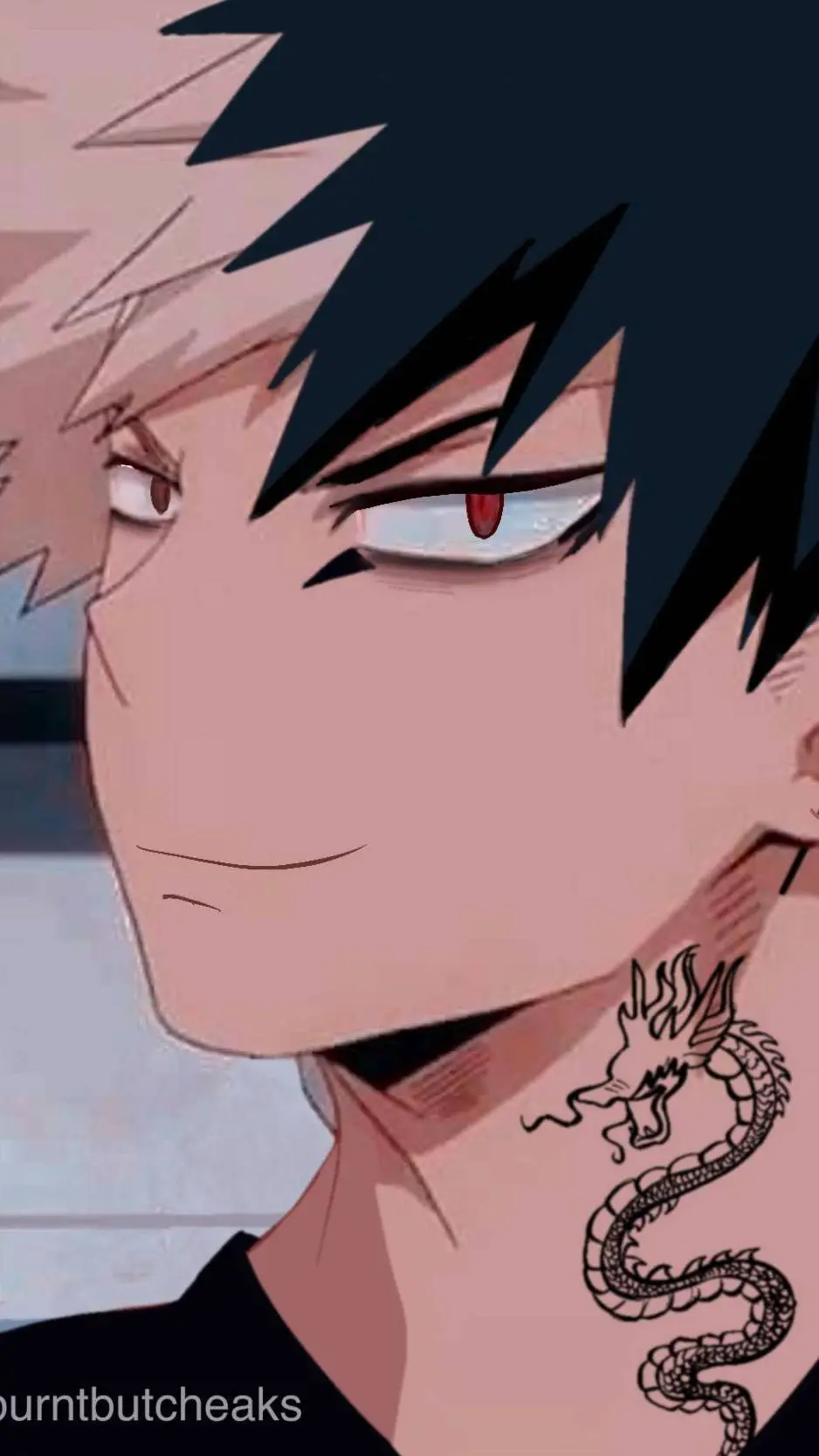 ai character: bakugo  background