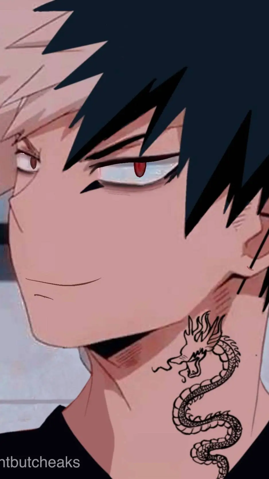 ai character: bakugo  background